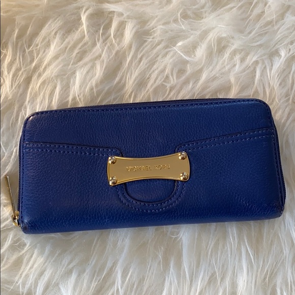 Michael Kors Wallet (Blue) - Picture 1 of 5